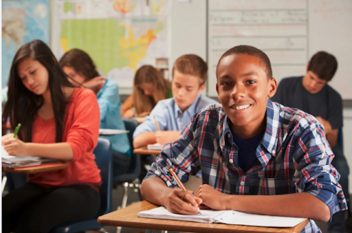 students in classroom