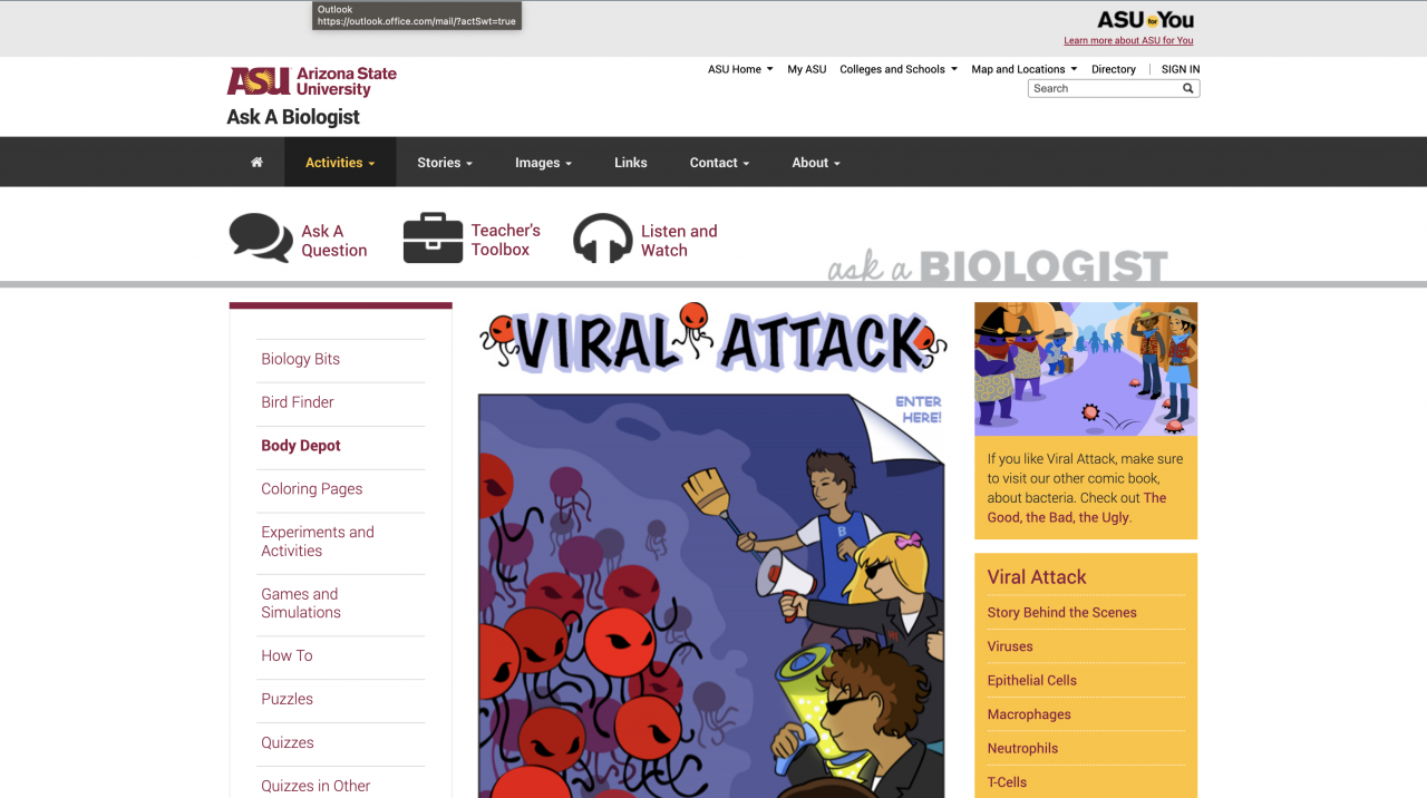 Ask A Biologist's Viral Attack Comic