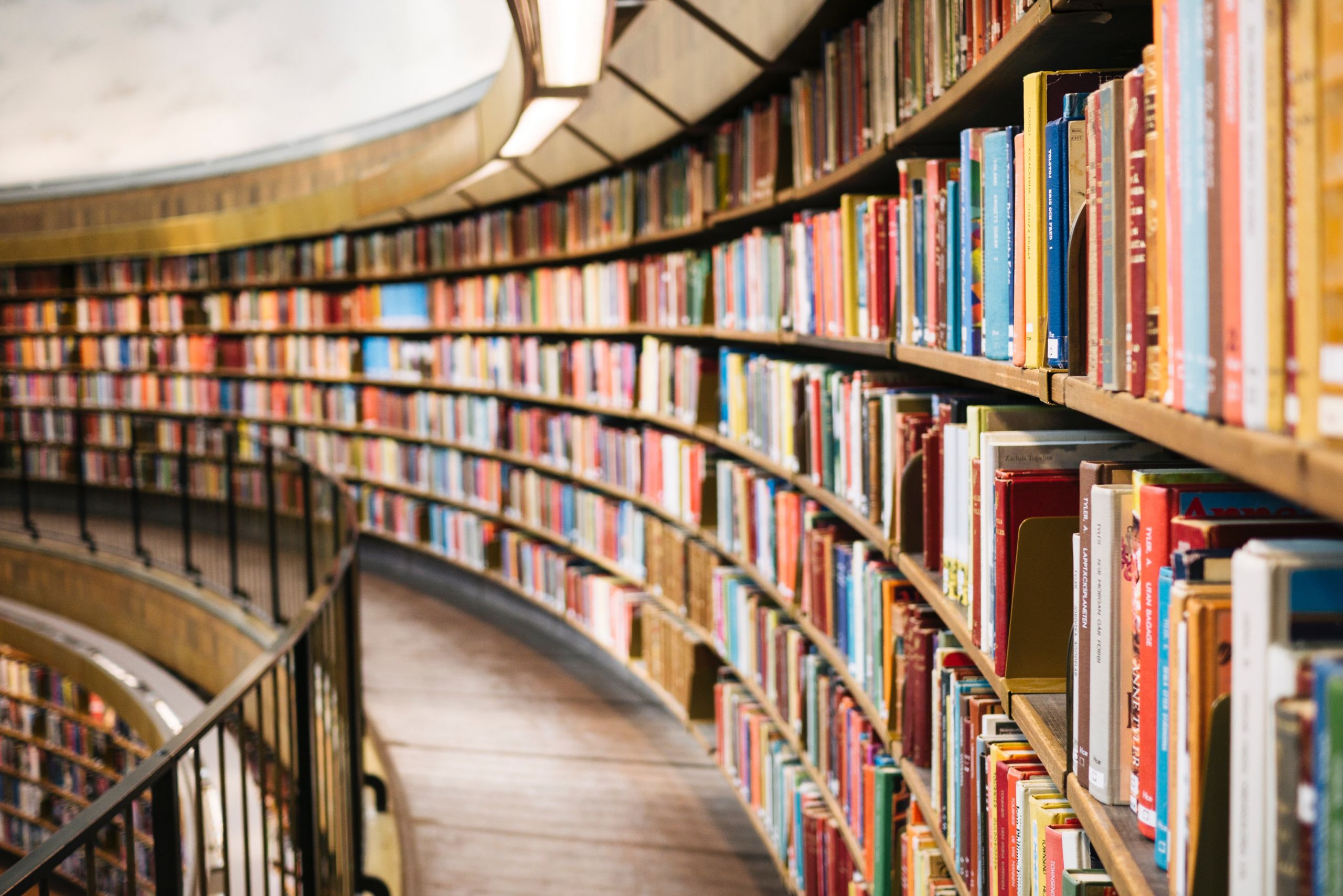 National Read Across America Day library full of shelves and books