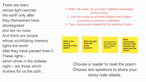 Themetaic Poetry Jamboard Jamboard example