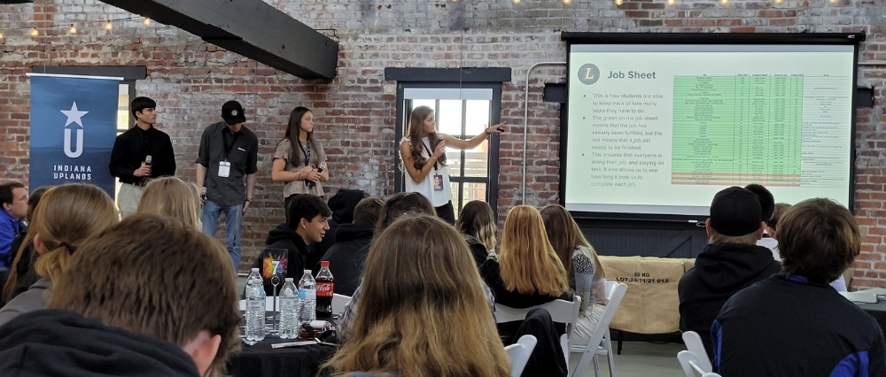 KInL - Student Business Tips - Students Presenting students presenting at an event