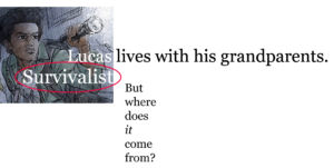 Story Notes - Survivalist