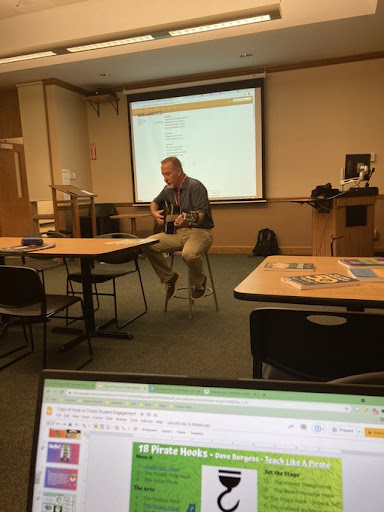 Tim Playing Guitar Tim playing Guitar