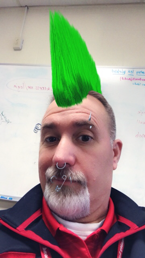 Tim as a Punk Rocker Punk Rocker Filter on Tim.