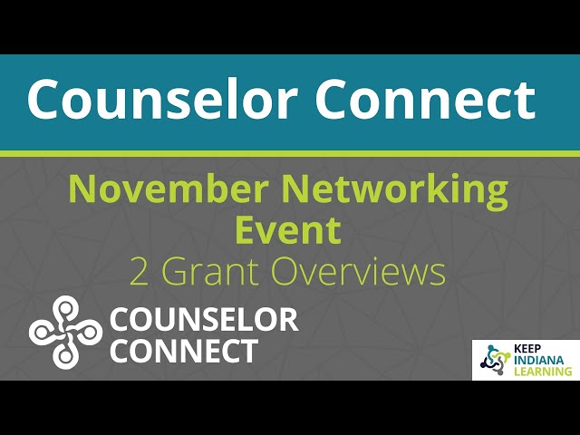 Counselor Connect - November 2022 Networking