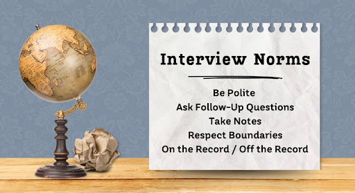 Screenshot Interview Norms infographic