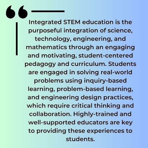 Integrated STEM quote.